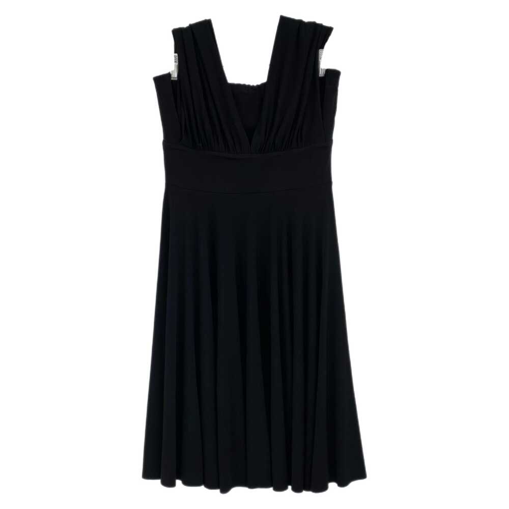 White House Black Market Black Sleeveless Convertible Mini Dress | Size 8